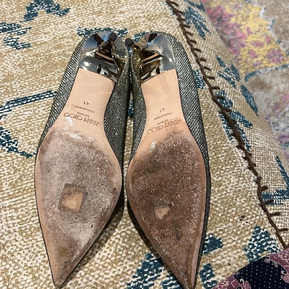Jimmy choo Aurora Glitter Pump size 41 - Picture 2 of 4